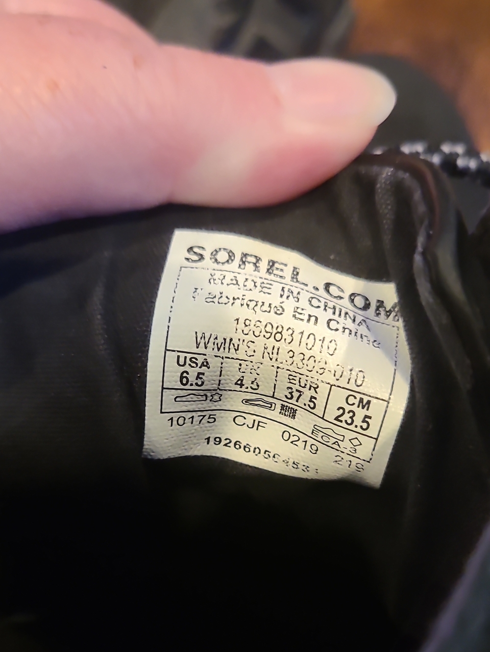 SOREL Emelie Short Lace Up Boots 6.5 - Picture 8 of 8
